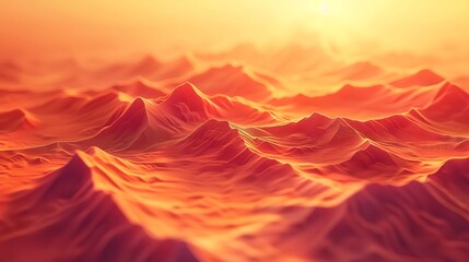 Abstract background of desert with pixelation