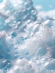 blue bubbles background