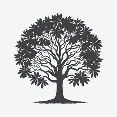 Fototapeta premium Print Majestic Silhouettes, The Enchanting Elegance of Sassafras Trees