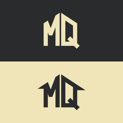 modern letter house and home logo design