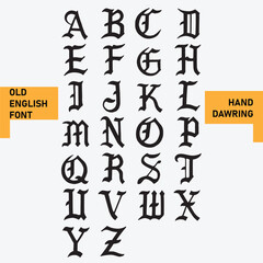 set of font