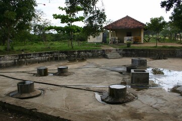 water mill in the village