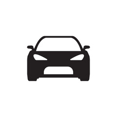 Car icon. Car icon on a white background. illustration.