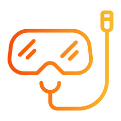 snorkel gear icon