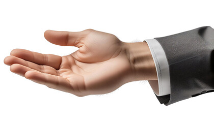 Obraz premium Inviting hand pose gesture