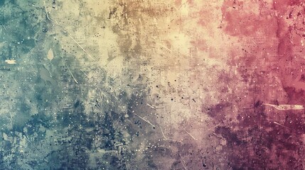 Obraz premium A grunge, textured background with a retro color palette.