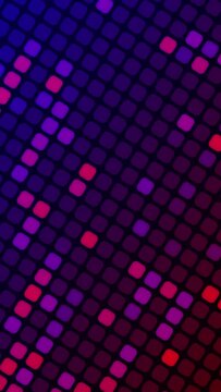 Vertical video Digital Background Animation. Abstract technology futuristic digital concept 01