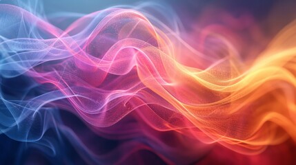 Fototapeta premium Dynamic array of colorful lines creating a vibrant and energetic visual effect, perfect for abstract and modern themes. AI Generative.
