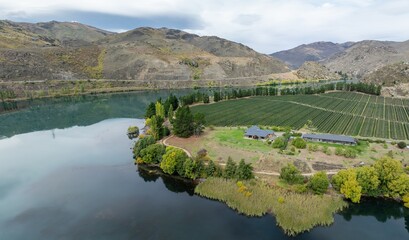 Obraz premium The rural town of Cromwell, Otago, New Zealand.