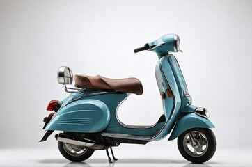 Side profile of a scooter