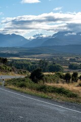 CGlacial mountains of Te Anau, Fiordland, New Zealand.