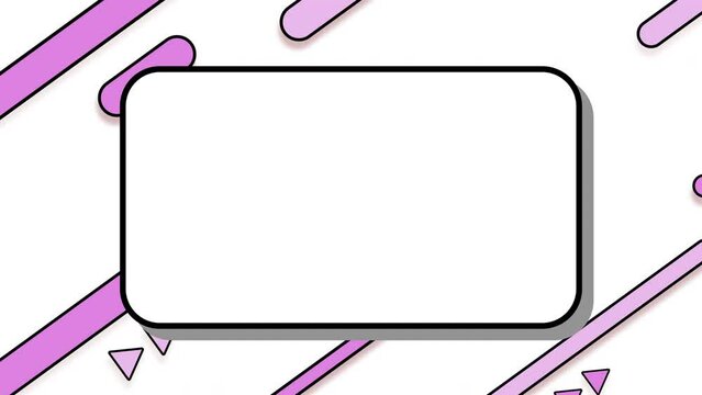 Frames, Shapes, Pop, Loop, Animation, Material, 4K, Pink