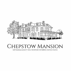 Chepstow is an Italianate house museum located at 120 Narragansett Avenue in Newport, Rhode Island