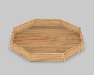 Food And Beer Tray Bar Serving Tray For Branding, 3d illustration,