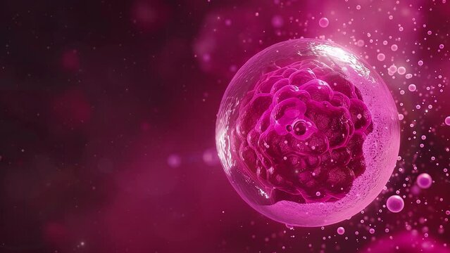 Tumor microenvironment concept with cancer cells, T-Cells, nanoparticles, cancer associated fibroblast layer of tumor microenvironment normal cells, molecules, and blood vessels 3d rendering, 4K