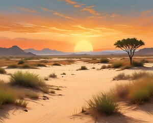 sand dunes in the desert