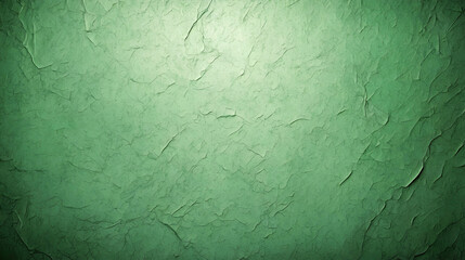 Obraz premium Minimalist Green Emerald Color Texture Paper with Copy Text Space