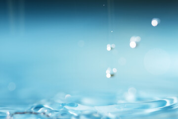 Macro shot of water drop as background