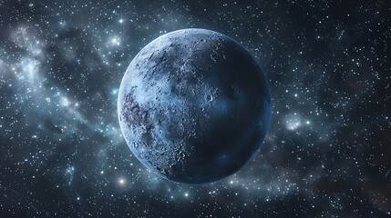 Fototapeta premium Moon in the night sky