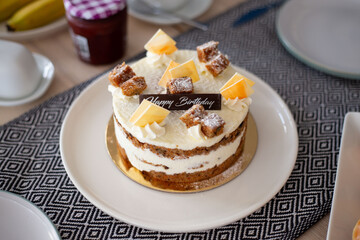 Birthday cheesecake