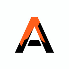 Modern A letter Logo