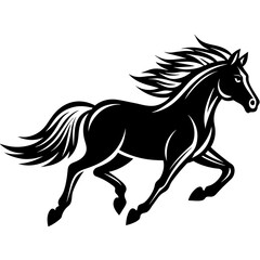 black and white owl with wings vector art design 