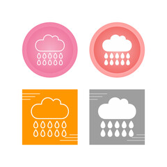 Rain Vector Icon
