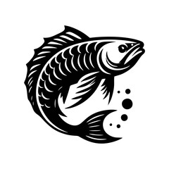 Arowana logo icon. Arowana fish logo vector illustration design