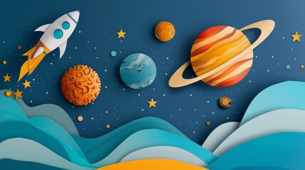 Explore the vast universe with our powerful rockets. Visit the planets and see the stars up close.