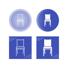 Bedroom Chair Vector Icon