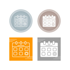 Calendar Vector Icon