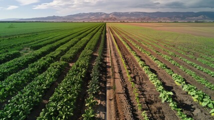 Obraz premium A before and after comparison of a field highlighting the effectiveness of precision drone seeding in achieving optimal plant growth.
