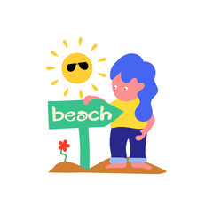 person holding a sign