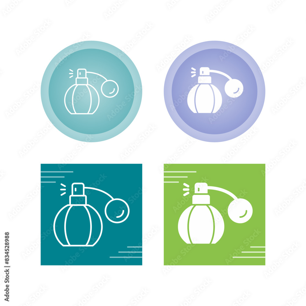 Sticker fragrance vector icon