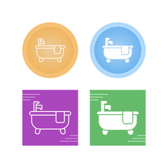 Bathtub Vector Icon
