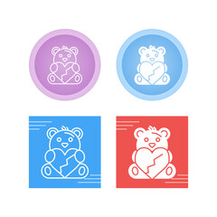 Teddy Bear Vector Icon