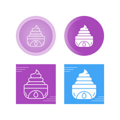 Cream Vector Icon