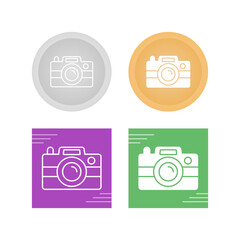 Photo Camera Vector Icon