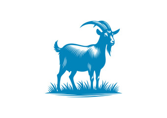 goat vector, transparent background.