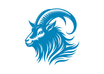 goat vector, transparent background.