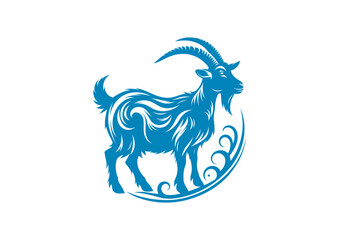 goat vector, transparent background.