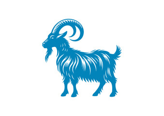 goat vector, transparent background.