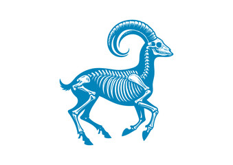 goat vector, transparent background.