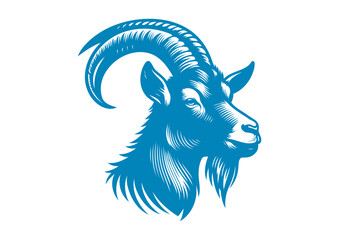 goat vector, transparent background.