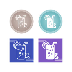 Lemonade Vector Icon