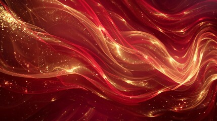 Crimson and Gold Dynamic Swirls: Capture a rich crimson backdrop adorned with dynamic gold swirls, evoking a sense of royal elegance and timeless luxury.