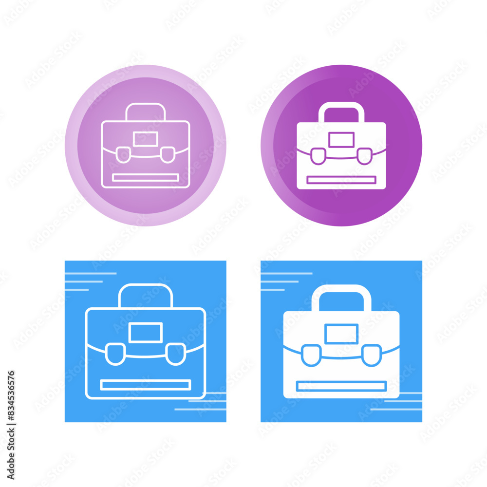 Canvas Prints briefcase vector icon