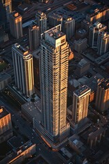 Obraz premium Exterior High Rise Building