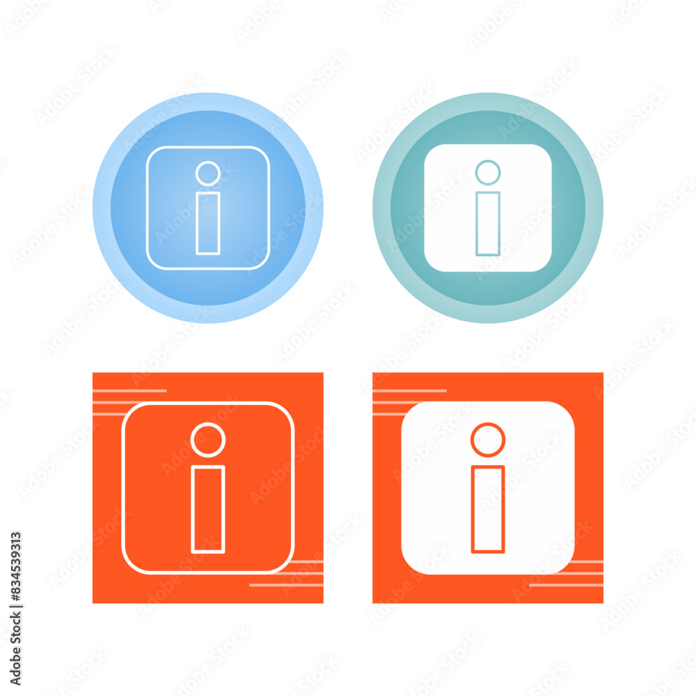 Canvas Prints information vector icon