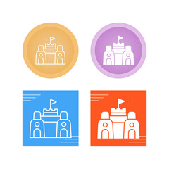 Toy Castle Vector Icon